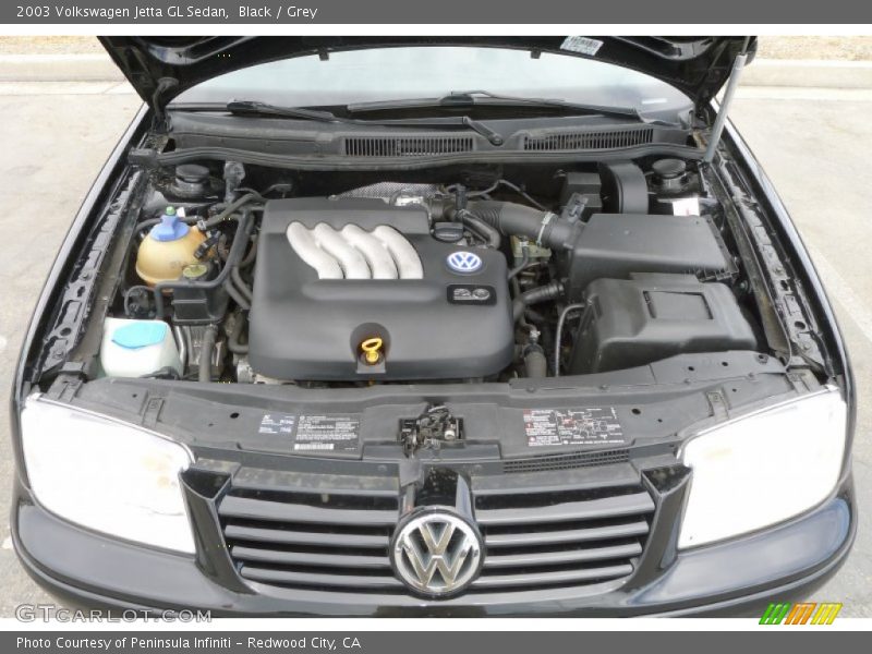 Black / Grey 2003 Volkswagen Jetta GL Sedan