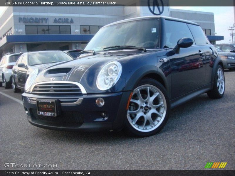 Space Blue Metallic / Panther Black 2006 Mini Cooper S Hardtop