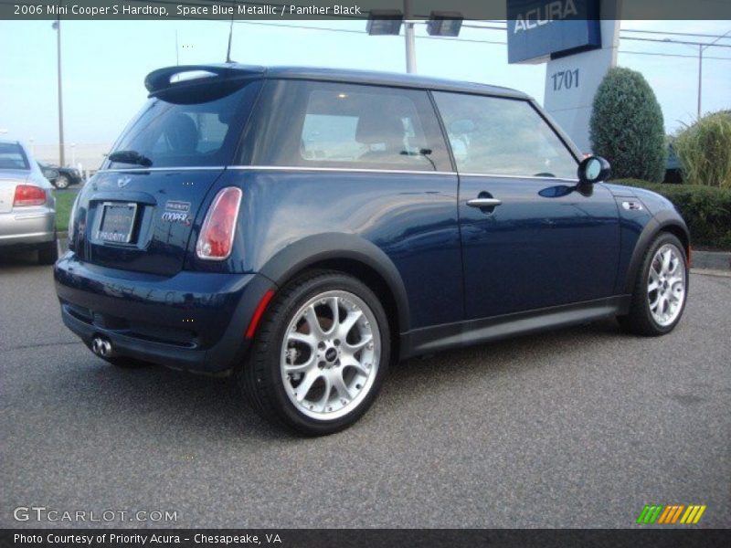 Space Blue Metallic / Panther Black 2006 Mini Cooper S Hardtop