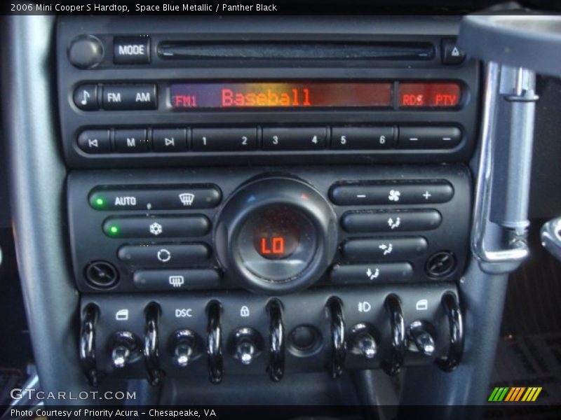 Space Blue Metallic / Panther Black 2006 Mini Cooper S Hardtop