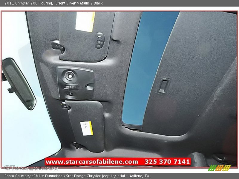 Bright Silver Metallic / Black 2011 Chrysler 200 Touring