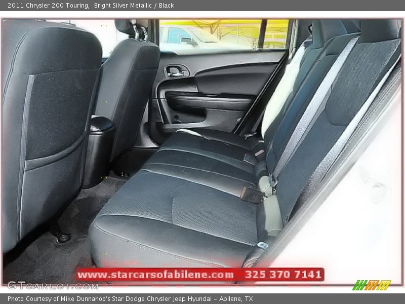 Bright Silver Metallic / Black 2011 Chrysler 200 Touring