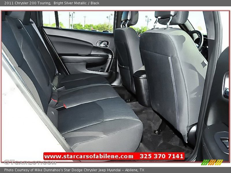Bright Silver Metallic / Black 2011 Chrysler 200 Touring