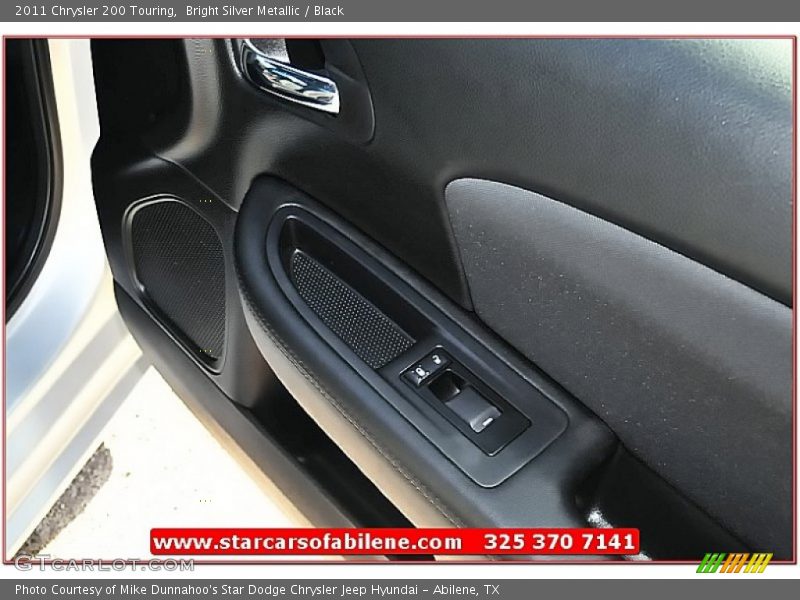 Bright Silver Metallic / Black 2011 Chrysler 200 Touring