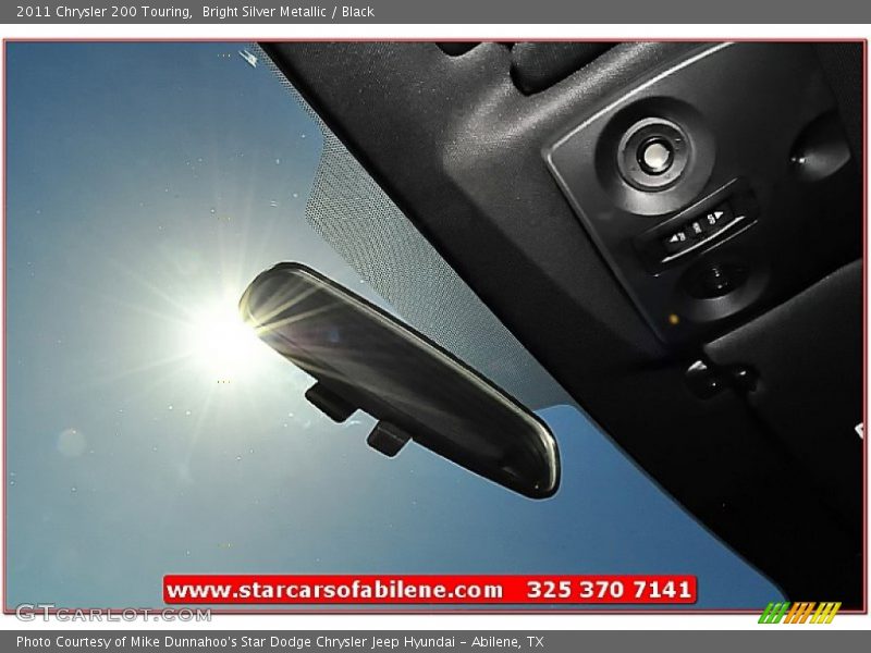 Bright Silver Metallic / Black 2011 Chrysler 200 Touring