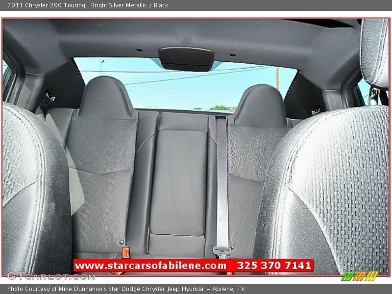 Bright Silver Metallic / Black 2011 Chrysler 200 Touring