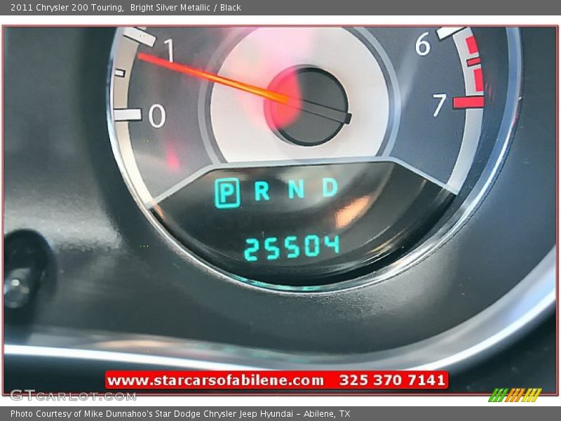 Bright Silver Metallic / Black 2011 Chrysler 200 Touring