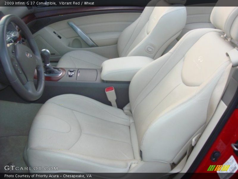 Vibrant Red / Wheat 2009 Infiniti G 37 Convertible