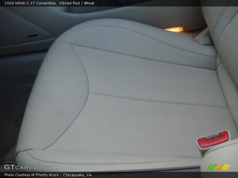 Vibrant Red / Wheat 2009 Infiniti G 37 Convertible
