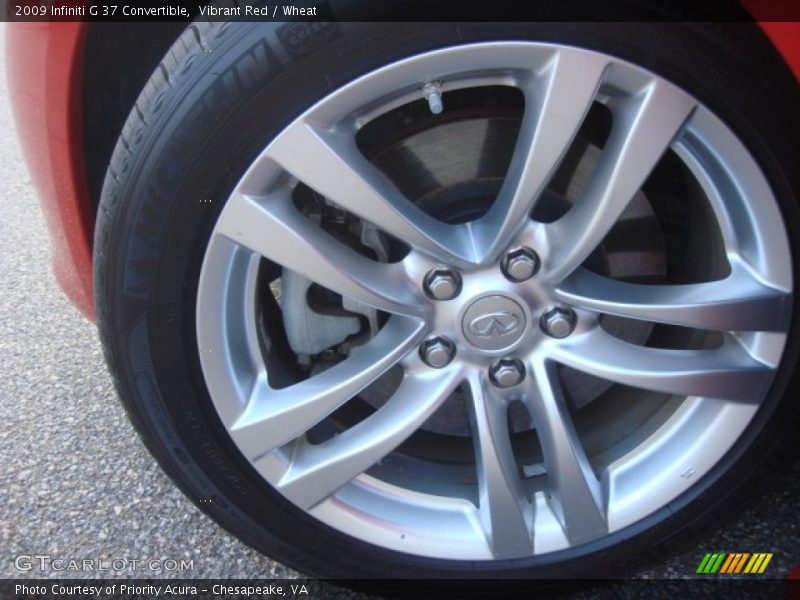 Vibrant Red / Wheat 2009 Infiniti G 37 Convertible