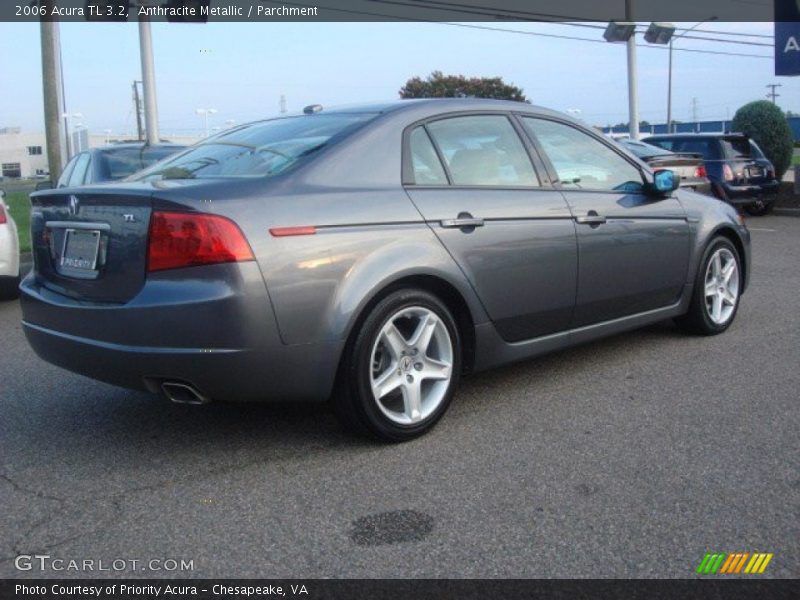 Anthracite Metallic / Parchment 2006 Acura TL 3.2