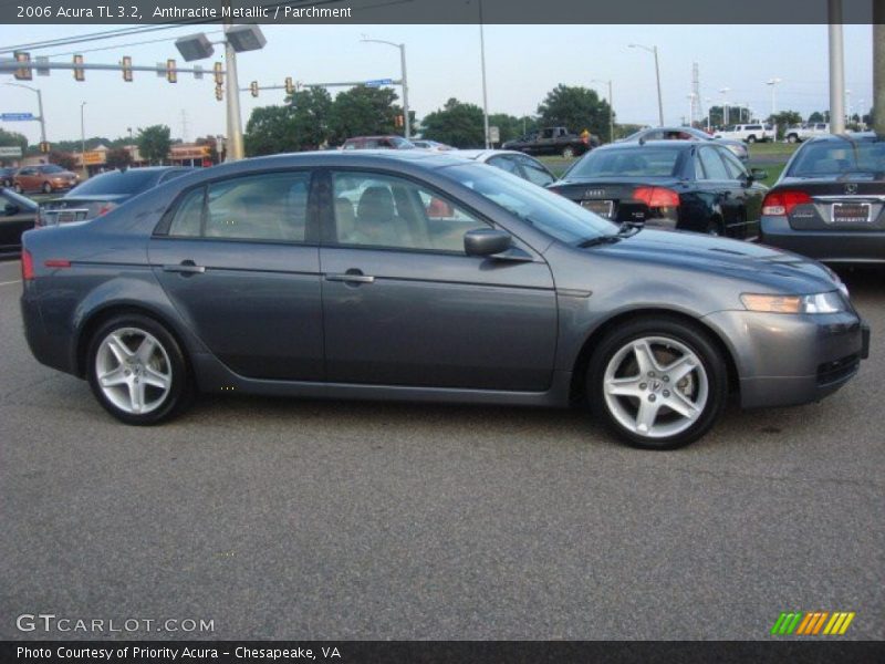 Anthracite Metallic / Parchment 2006 Acura TL 3.2
