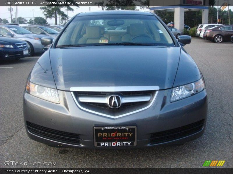 Anthracite Metallic / Parchment 2006 Acura TL 3.2