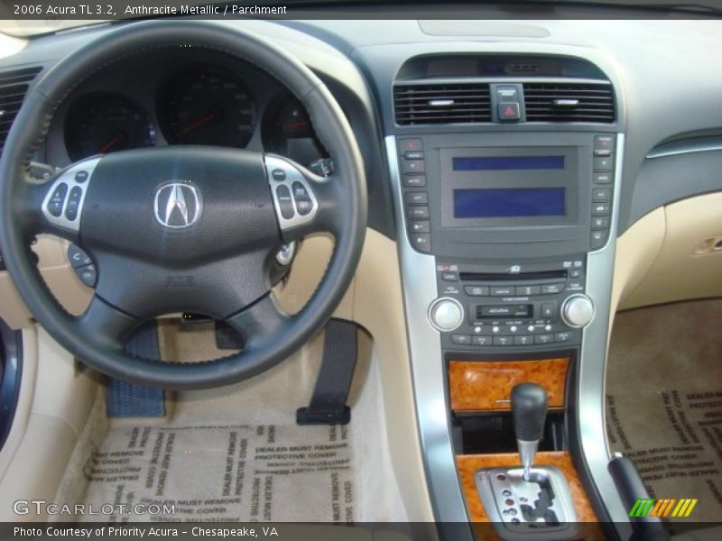 Anthracite Metallic / Parchment 2006 Acura TL 3.2