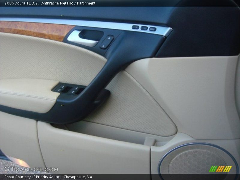 Anthracite Metallic / Parchment 2006 Acura TL 3.2