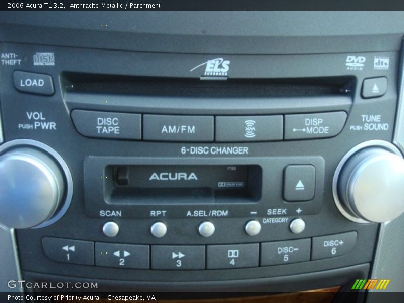 Anthracite Metallic / Parchment 2006 Acura TL 3.2