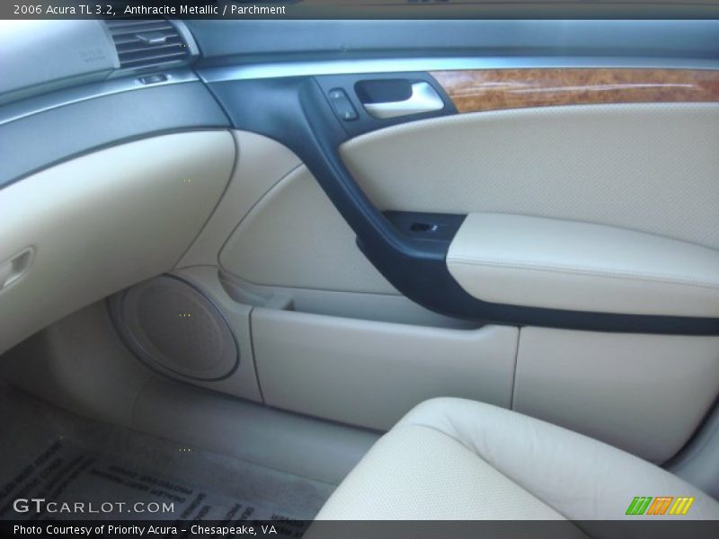 Anthracite Metallic / Parchment 2006 Acura TL 3.2