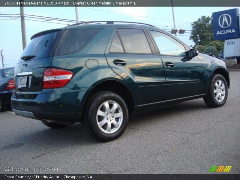 Everest Green Metallic / Macadamia 2006 Mercedes-Benz ML 350 4Matic
