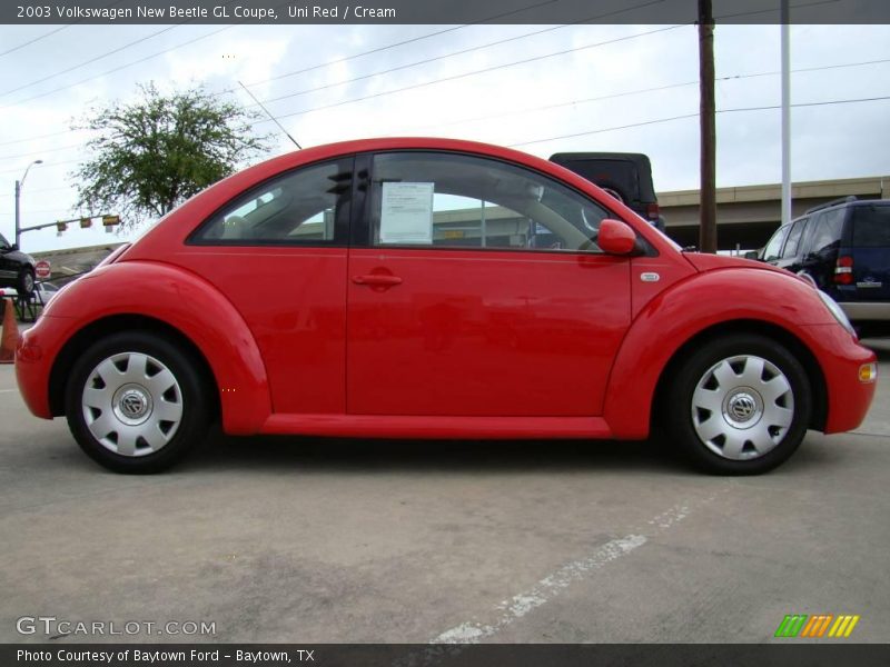 Uni Red / Cream 2003 Volkswagen New Beetle GL Coupe