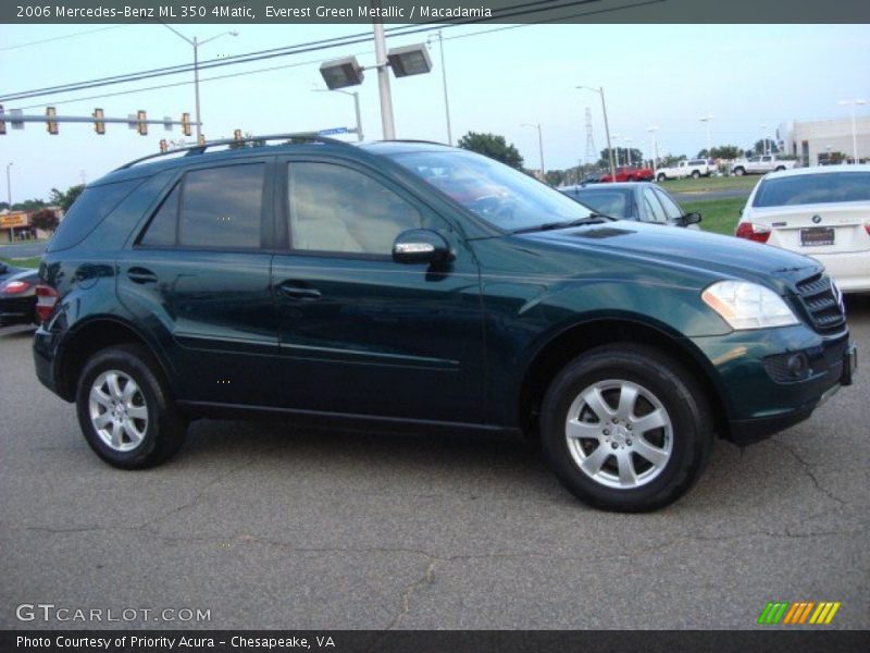 Everest Green Metallic / Macadamia 2006 Mercedes-Benz ML 350 4Matic