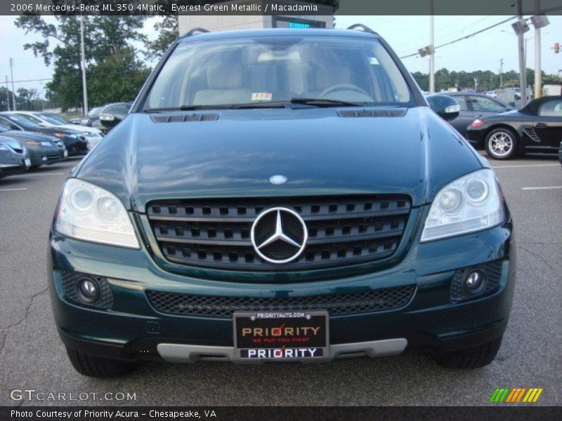 Everest Green Metallic / Macadamia 2006 Mercedes-Benz ML 350 4Matic