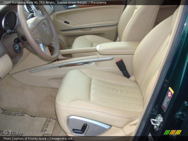Everest Green Metallic / Macadamia 2006 Mercedes-Benz ML 350 4Matic