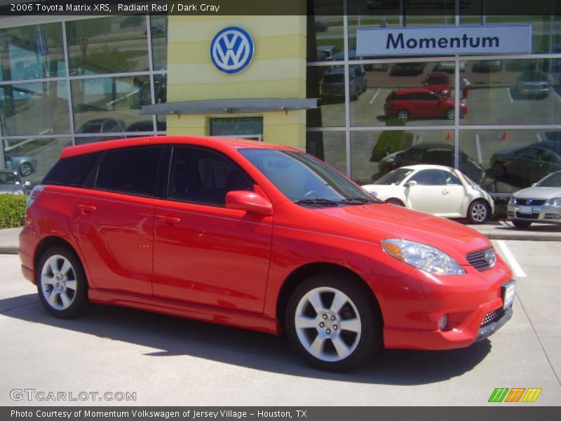 Radiant Red / Dark Gray 2006 Toyota Matrix XRS