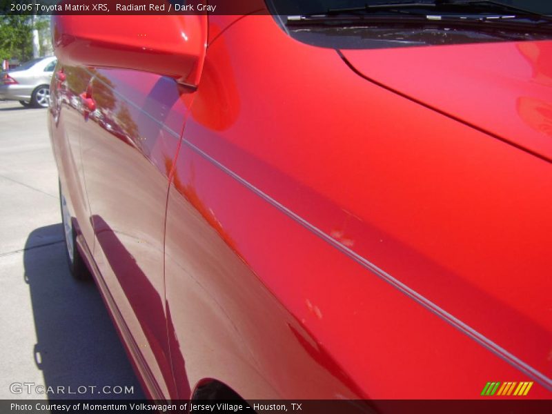 Radiant Red / Dark Gray 2006 Toyota Matrix XRS