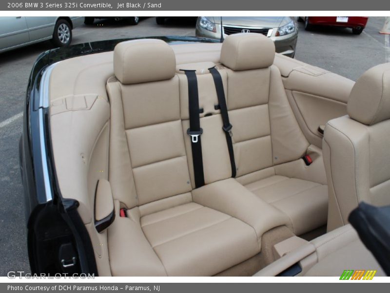 Rear Seat of 2006 3 Series 325i Convertible