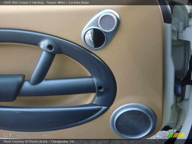 Pepper White / Cordoba Beige 2005 Mini Cooper S Hardtop
