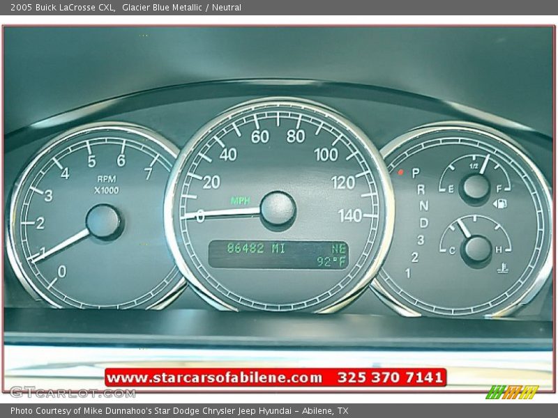 Glacier Blue Metallic / Neutral 2005 Buick LaCrosse CXL