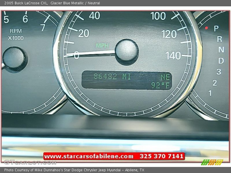 Glacier Blue Metallic / Neutral 2005 Buick LaCrosse CXL