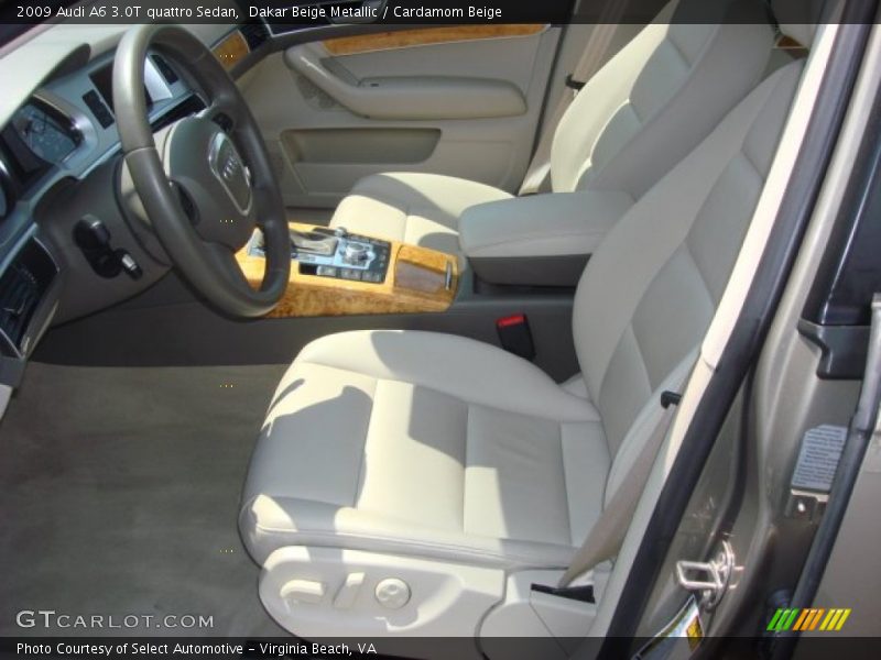 Dakar Beige Metallic / Cardamom Beige 2009 Audi A6 3.0T quattro Sedan