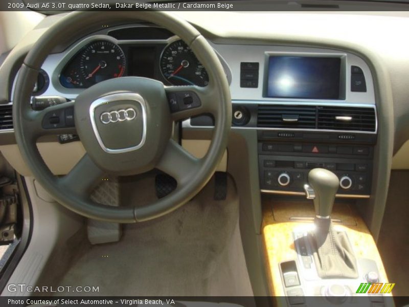 Dakar Beige Metallic / Cardamom Beige 2009 Audi A6 3.0T quattro Sedan