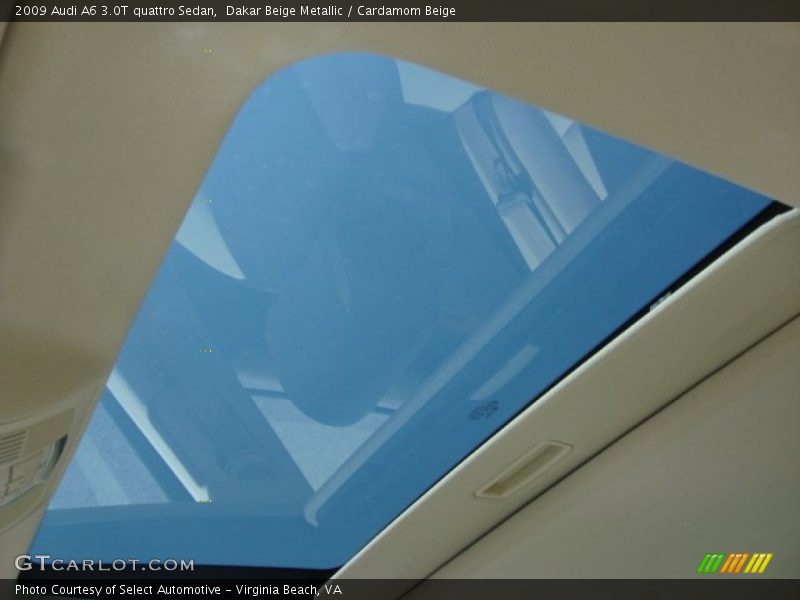 Dakar Beige Metallic / Cardamom Beige 2009 Audi A6 3.0T quattro Sedan