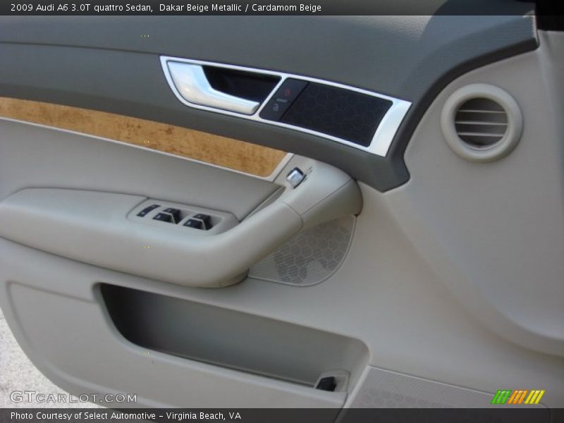 Dakar Beige Metallic / Cardamom Beige 2009 Audi A6 3.0T quattro Sedan