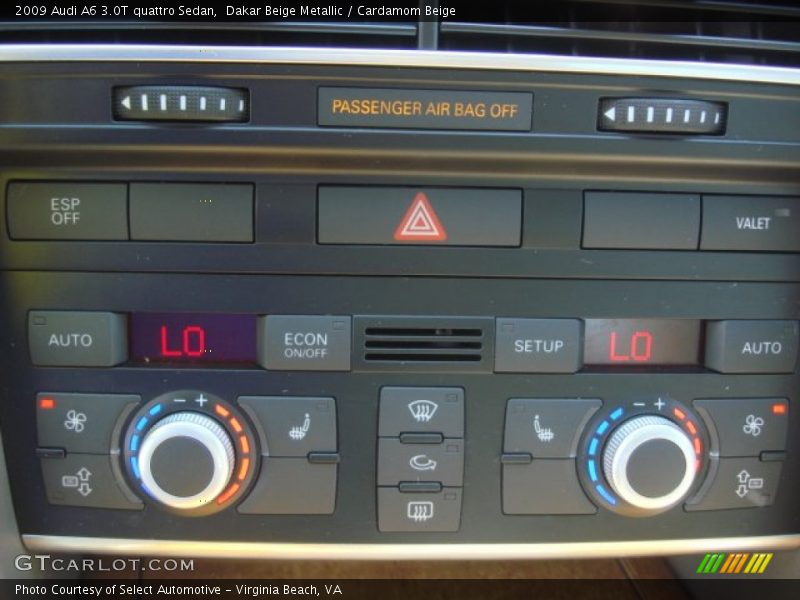 Dakar Beige Metallic / Cardamom Beige 2009 Audi A6 3.0T quattro Sedan