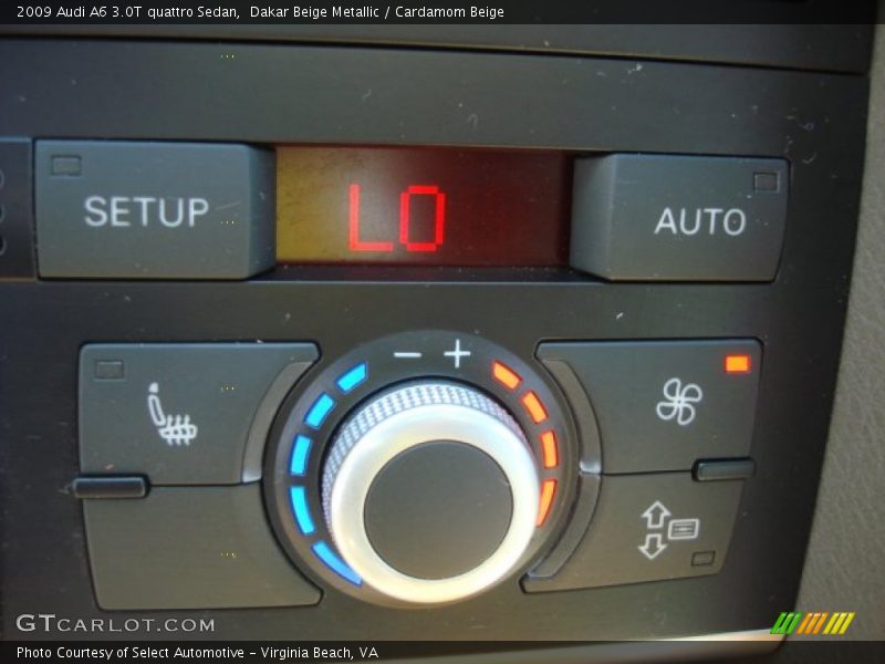 Dakar Beige Metallic / Cardamom Beige 2009 Audi A6 3.0T quattro Sedan