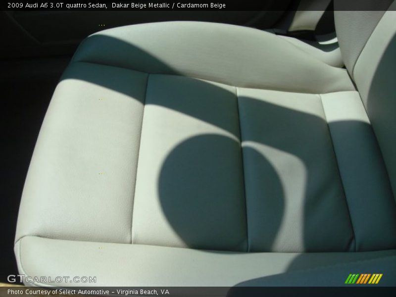 Dakar Beige Metallic / Cardamom Beige 2009 Audi A6 3.0T quattro Sedan