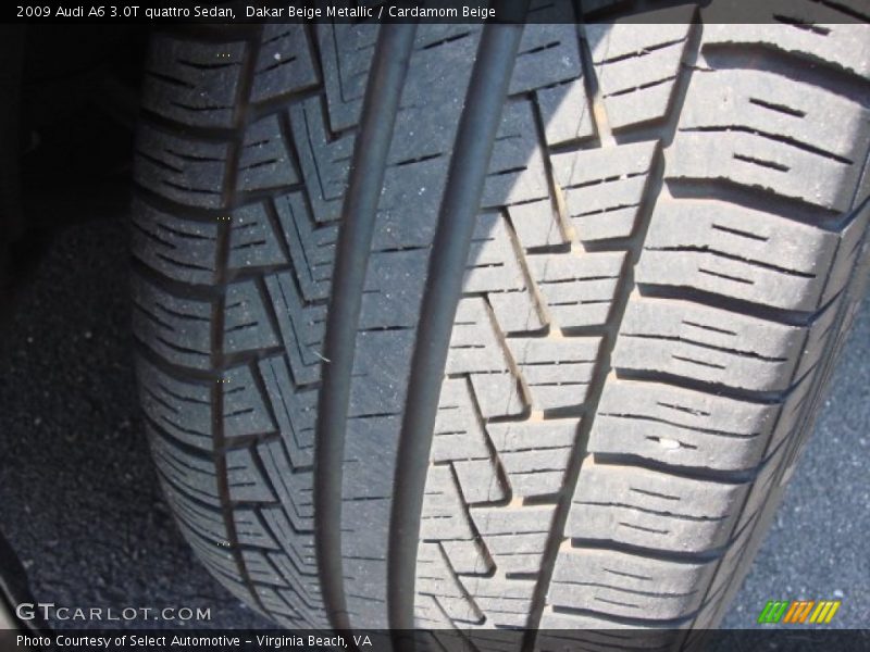 Dakar Beige Metallic / Cardamom Beige 2009 Audi A6 3.0T quattro Sedan