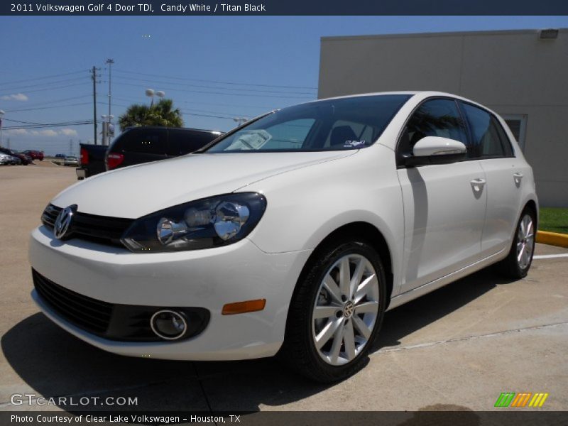 Candy White / Titan Black 2011 Volkswagen Golf 4 Door TDI