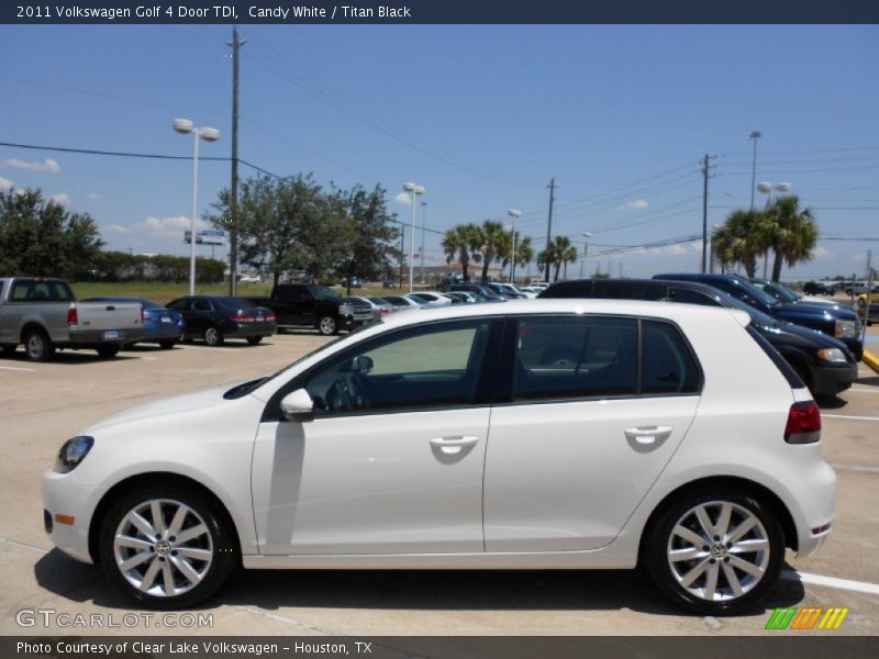 Candy White / Titan Black 2011 Volkswagen Golf 4 Door TDI