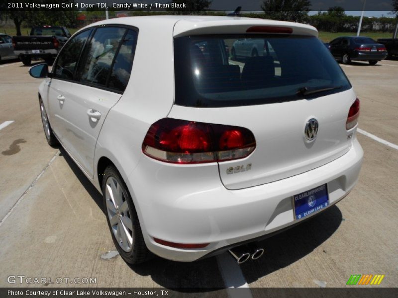 Candy White / Titan Black 2011 Volkswagen Golf 4 Door TDI