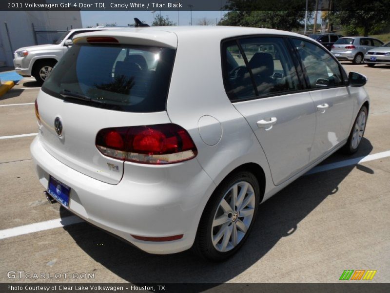 Candy White / Titan Black 2011 Volkswagen Golf 4 Door TDI