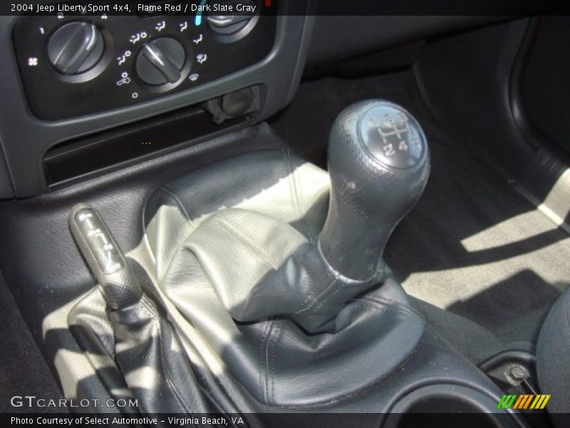 Flame Red / Dark Slate Gray 2004 Jeep Liberty Sport 4x4