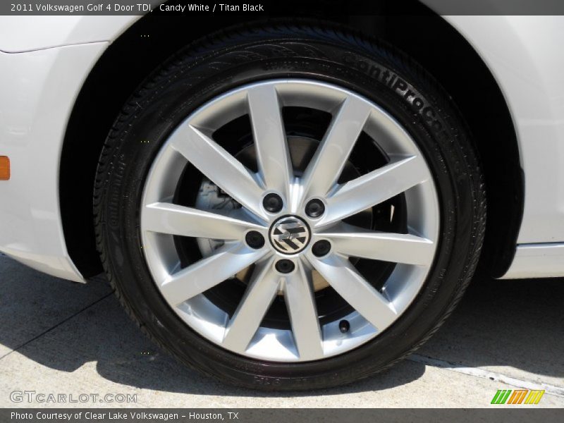 Candy White / Titan Black 2011 Volkswagen Golf 4 Door TDI