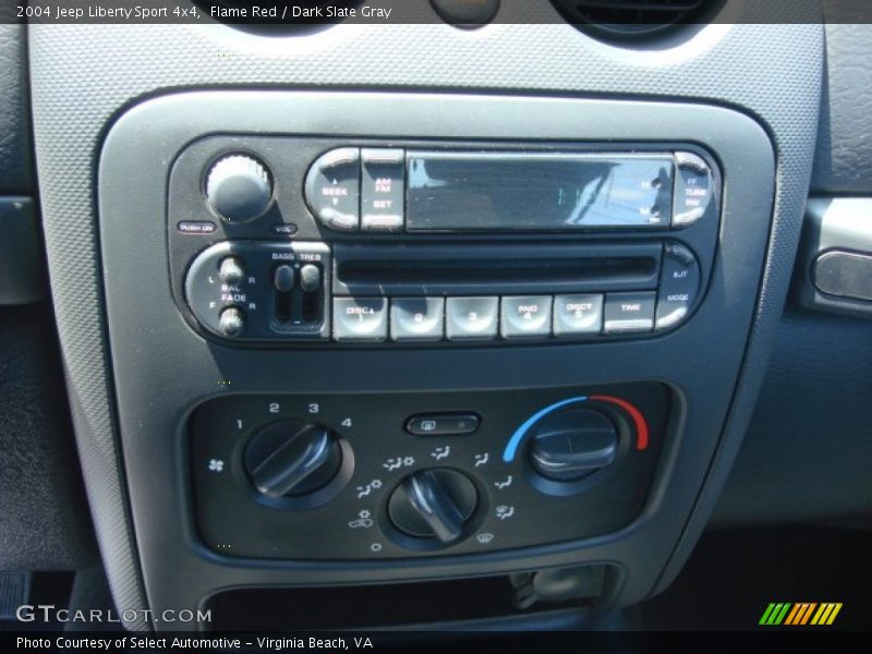 Flame Red / Dark Slate Gray 2004 Jeep Liberty Sport 4x4