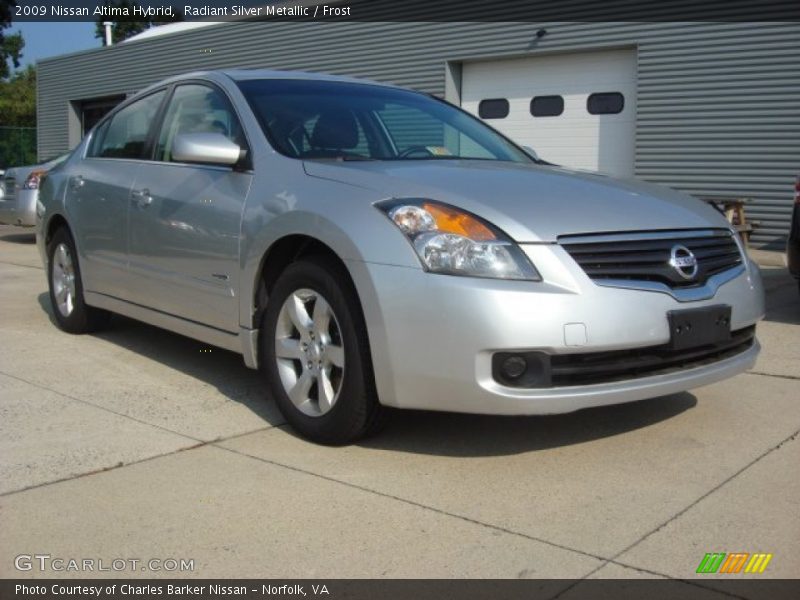 Radiant Silver Metallic / Frost 2009 Nissan Altima Hybrid