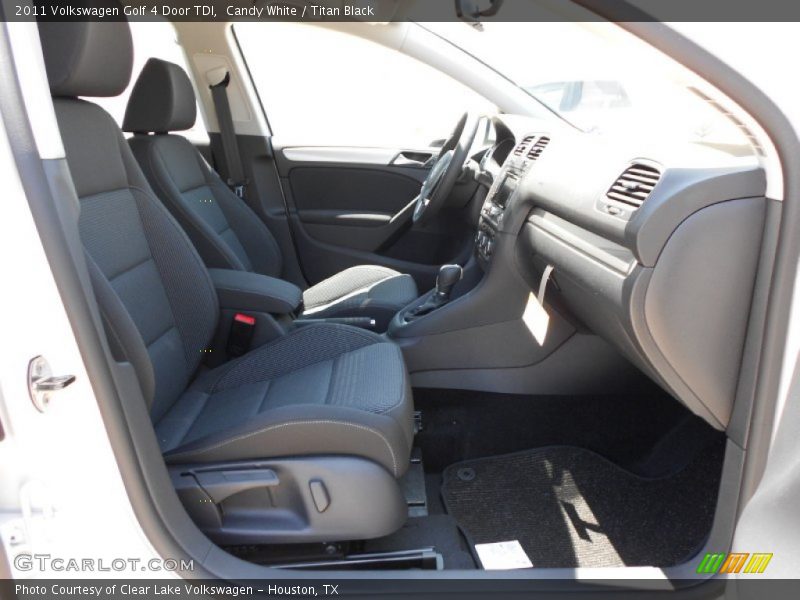 Candy White / Titan Black 2011 Volkswagen Golf 4 Door TDI