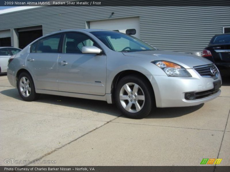 Radiant Silver Metallic / Frost 2009 Nissan Altima Hybrid